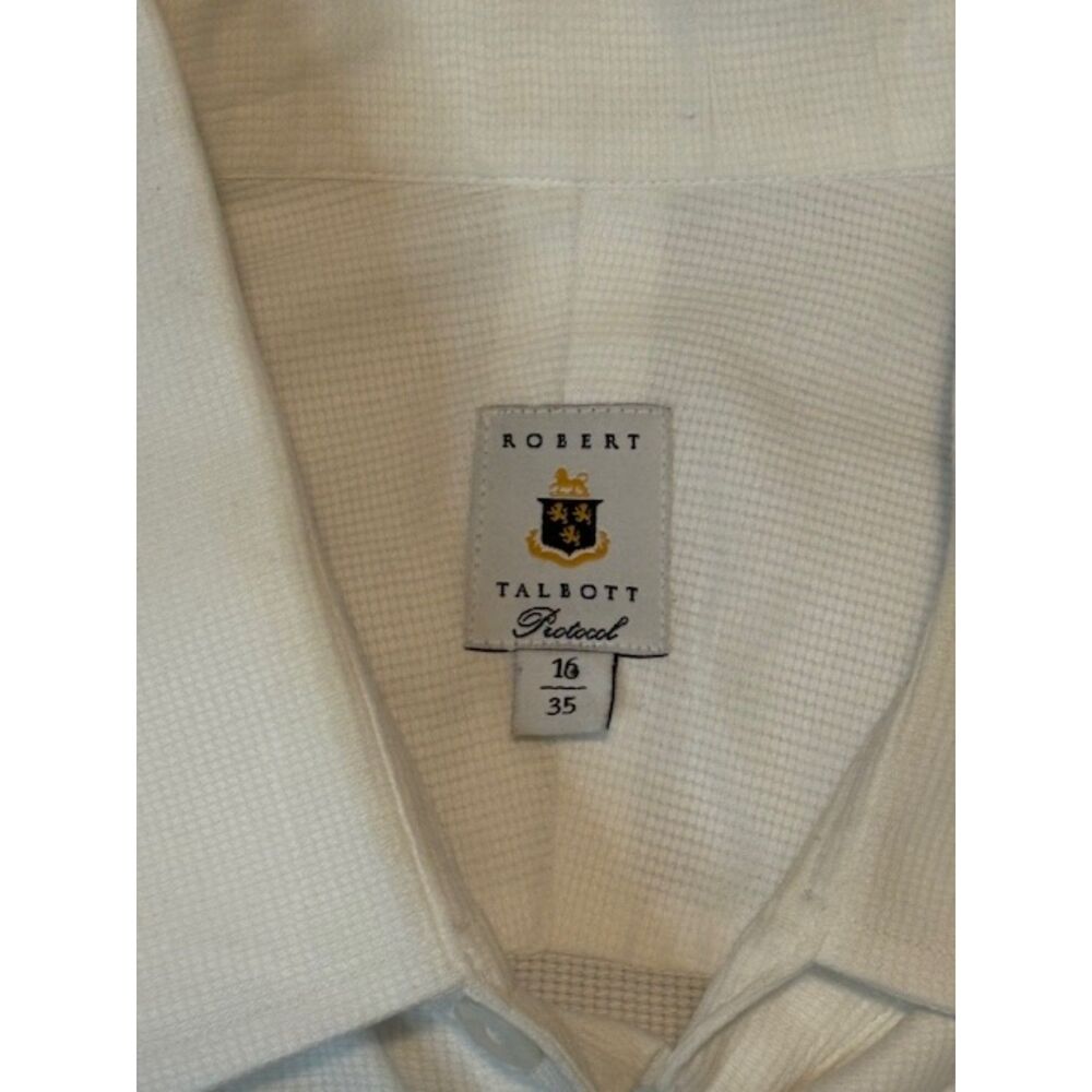 Robert Talbott Protocol French Cuff White Tuxedo … - image 2